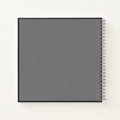 Houtskool Notitieboek (Achterkant)