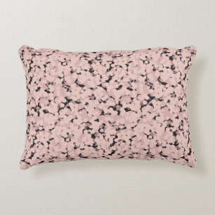 houtskool roze grijs abstract accent kussen