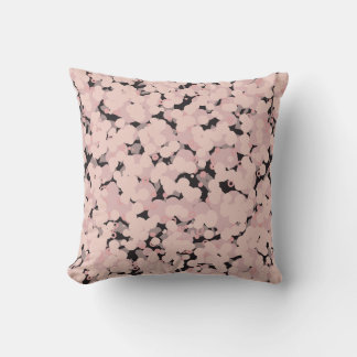 houtskool roze grijs abstract kussen