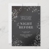 Houtskool Sterrennacht voor het repetitiediner Kaart (Voorkant)