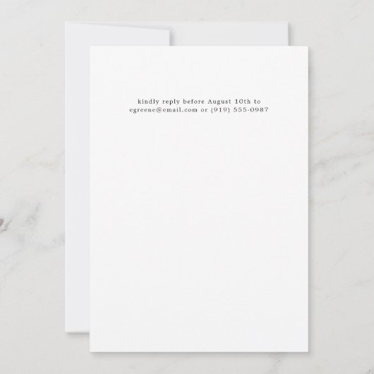 Houtskool Sterrennacht voor het repetitiediner Kaart (Achterkant)