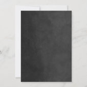 Houtskool String Lights Housewarming Party Uitnodi Kaart (Achterkant)