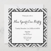 Houtskool Witte Aquarel Diamant Geometrisch Kaart (Voorkant)