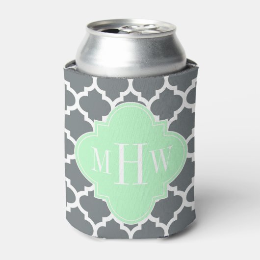 Houtskool, Witte Marokkaanse #5 Mint 3 Initiële Mo Blikjeskoeler (Blikje Voorkant)