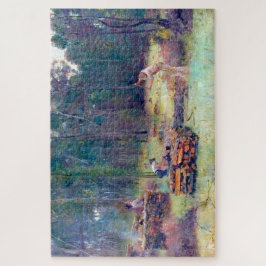 Houtskoolbranders Houtklievers Tom Roberts 1886 Legpuzzel