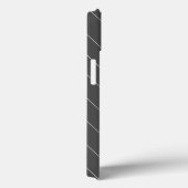 Houtskoolgrijs Case-Mate iPhone Case (Achterkant / Rechts)