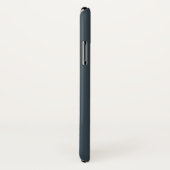 Houtskoolgrijs iPhone X Hoesje (Achterkant / rechts)