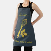 Houtskoolgrijs met Bleke gouden whisky en kruidenm Schort (Insitu)