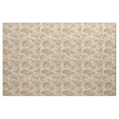 houtsnede-paddenstoelenpatroon stof (Fat Quarter)
