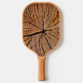 houtsnede pickleball paddle (Voorkant)