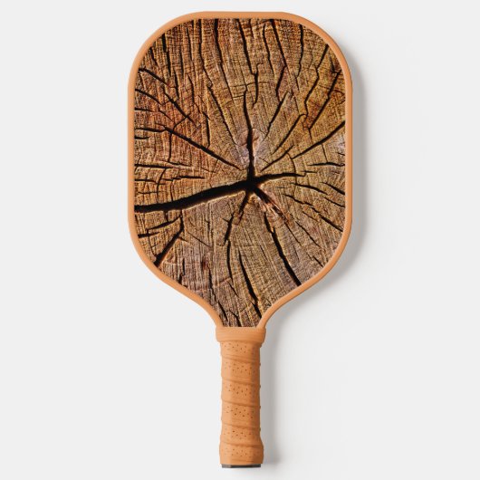 houtsnede pickleball paddle (Voorkant)