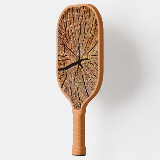 houtsnede pickleball paddle (Links)