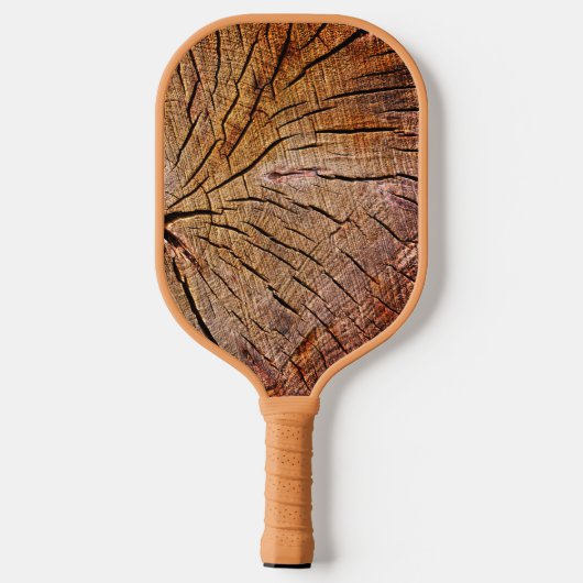 houtsnede pickleball paddle (Achterkant)