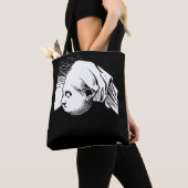 Houtsnede Portret van Koningin Victoria Tote Bag (Dichtbij)