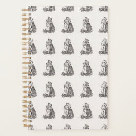 Houtsnede Trouwpaar door Julie de Graag 2022 Planner