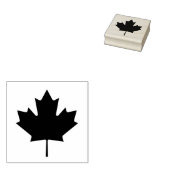 Houtsnede Vlag van Canada Rubber Stamp Rubberstempel (Gestempeld)
