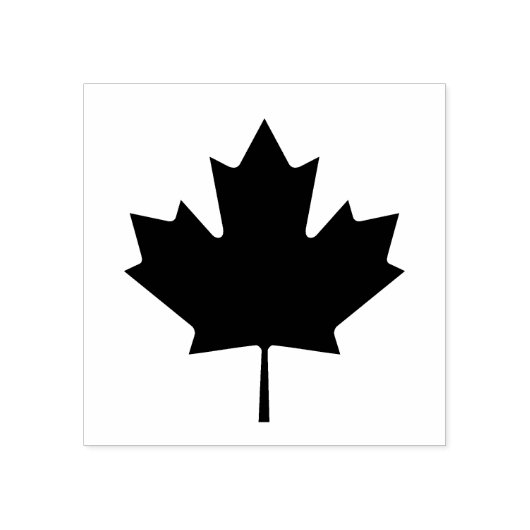 Houtsnede Vlag van Canada Rubber Stamp Rubberstempel (Afrduk)