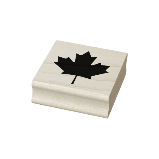 Houtsnede Vlag van Canada Rubber Stamp Rubberstempel (Stempel)