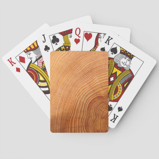 HOUTSNEE PATROON POKERKAARTEN (Achterkant)