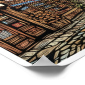 HOUTSNEE VAN EEN EUROPESE STRAAT POSTER (Hoek)