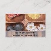 houtsnijwerk | Oliën Badzouten Stenen Visitekaartje (Achterkant)