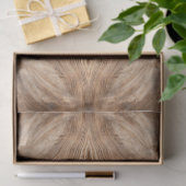 Houtsnijwerk rozet tissuepapier (Geschenk)
