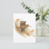 Houtsnip  briefkaart (Staand voorkant)