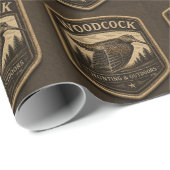 Houtsnip  cadeaupapier (Rol Hoek)
