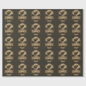 Houtsnip  cadeaupapier (Vlak)