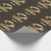 Houtsnip cadeaupapier (Hoek)