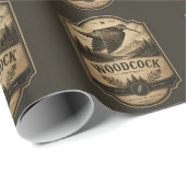 Houtsnip  cadeaupapier (Rol Hoek)