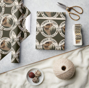 Houtsnip cadeaupapier