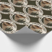 Houtsnip cadeaupapier (Hoek)