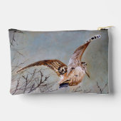 Houtsnip in vlucht etui (Achterkant)