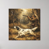 Houtsnip jacht canvas afdruk (Voorkant)