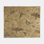 Houtsnip jagen fleece deken (Voorkant (Horizontaal))