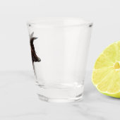 Houtsnip jagen shot glas (Rechts)