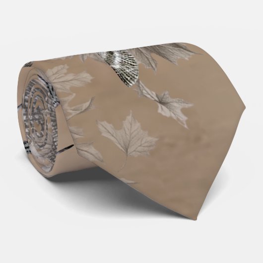 Houtsnip jagen stropdas (Opgerold)