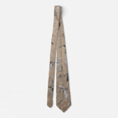 Houtsnip jagen stropdas (Achterkant)