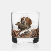 Houtsnip jagen whisky glas (Achterkant)