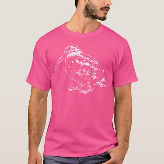 Houtsnip Jager Timberdoodle Bogsucker Hokumpoke T-shirt (Voorkant)