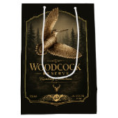 Houtsnip  medium cadeauzakje (Achterkant)