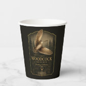 Houtsnip  papieren bekers (Voorkant)