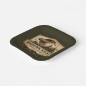 Houtsnip  papieren bordje (Gebogen)