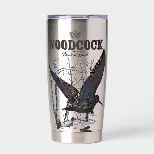 Houtsnip-Passie Jacht Geïsoleerde Drinkbeker (Voorkant)