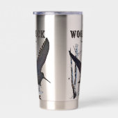 Houtsnip-Passie Jacht Geïsoleerde Drinkbeker (Rechts)
