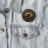Houtsnip ronde button 5,7 cm (In situ)