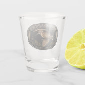 Houtsnip shot glas (Achterkant)