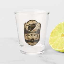 Houtsnip  shot glas