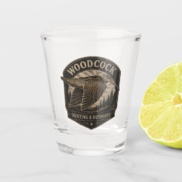 Houtsnip  shot glas